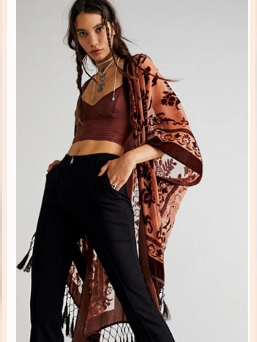 Free People Nightbird Kimono Duster - Picture 3 of 5